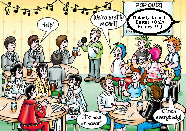 Nobody does a Music Quiz better than Lostwithiel Rotary